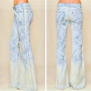 Free People Bleached Flares